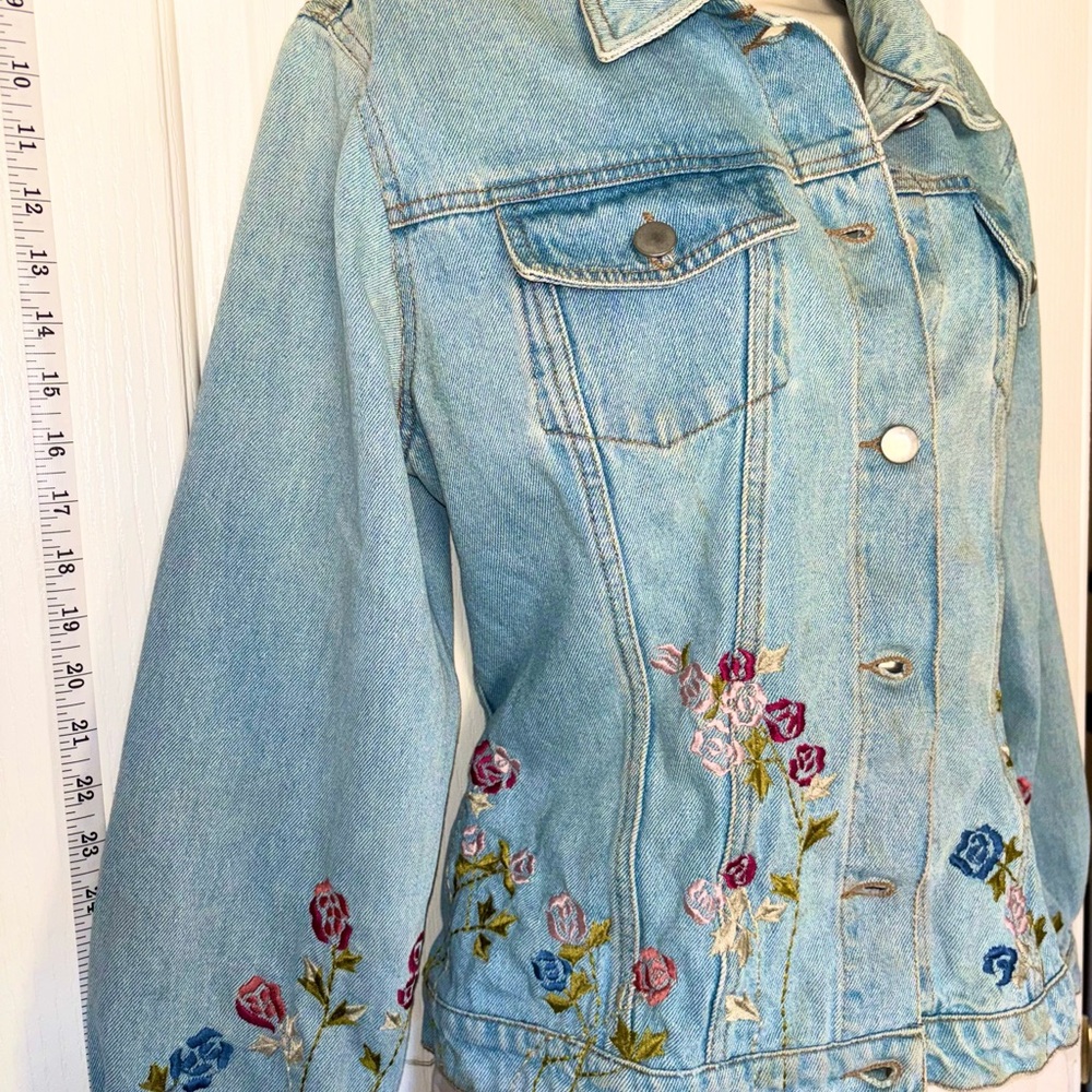 Newport News Sky Blue Denim Jacket - Picture 3 of 10